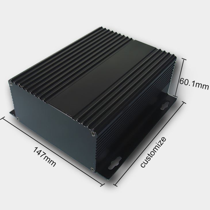 Caja de extrusión de aluminio para electrónica