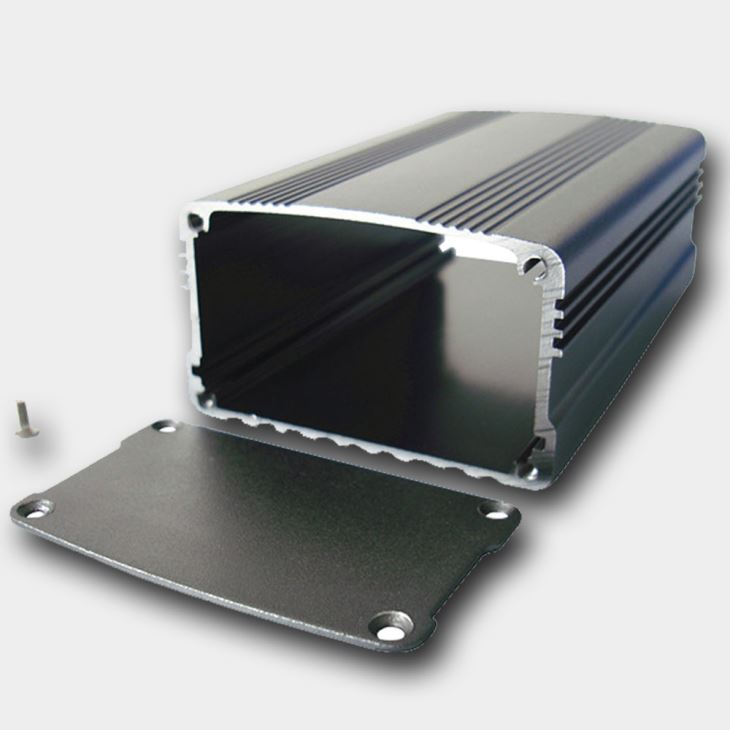 Caja de extrusión de aluminio anodizado