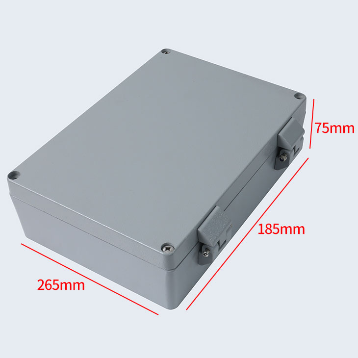 Caja de conexiones eléctricas de aluminio fundido