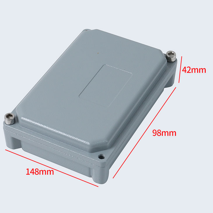 Caja de control impermeable de aluminio fundido