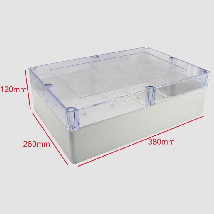 Caja de interruptores de plástico con bisagras