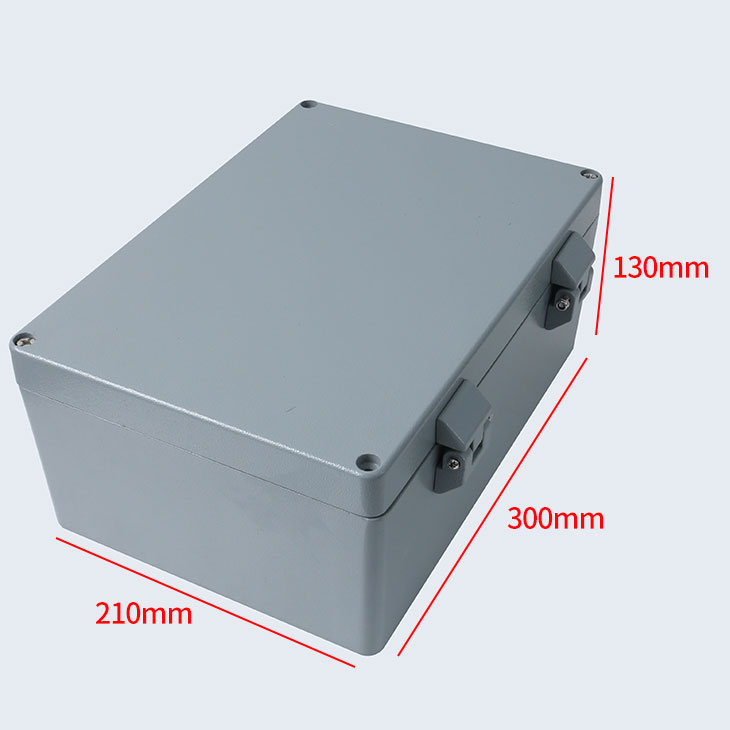 Caja de distribución de aluminio fundido de metal