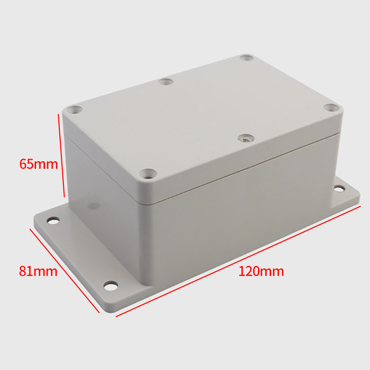 Caja de distribución eléctrica de plástico