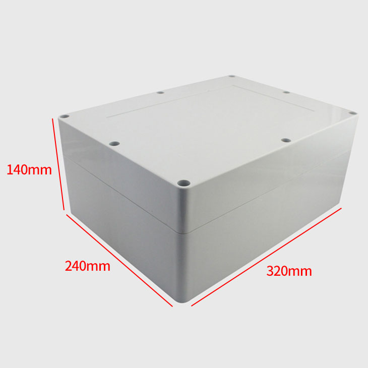 Caja de conexiones de plástico resistente a la intemperie