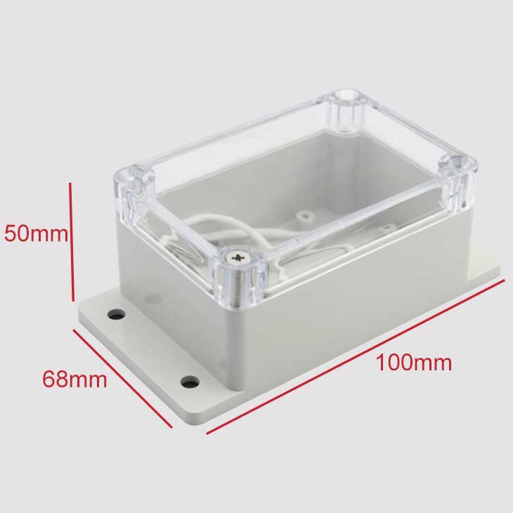 Caja impermeable de conexiones de plástico