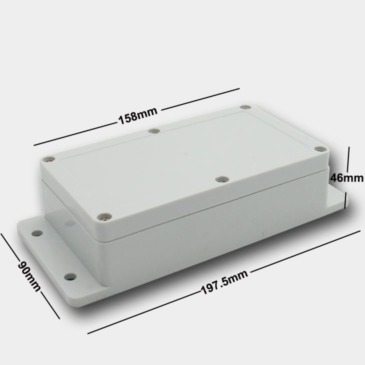 Caja de instrumentos de plástico repelente al agua